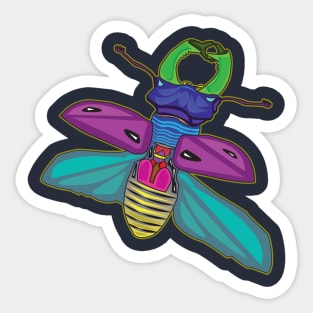 Beatle kumbang Sticker